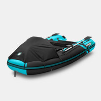 Черно-бирюзовый