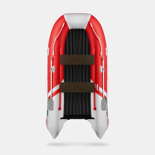 Надувная лодка GLADIATOR E380S красно-белый