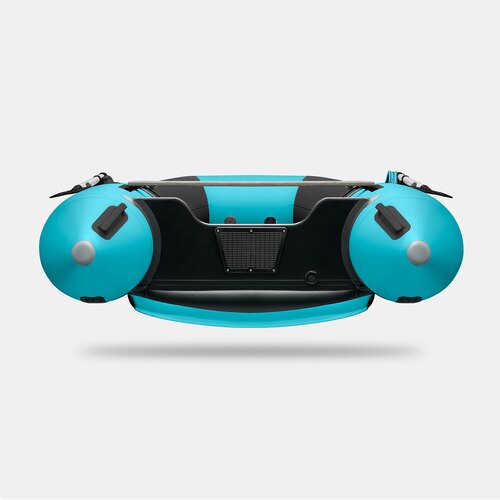 Надувная лодка GLADIATOR E330SL черно-бирюзовый