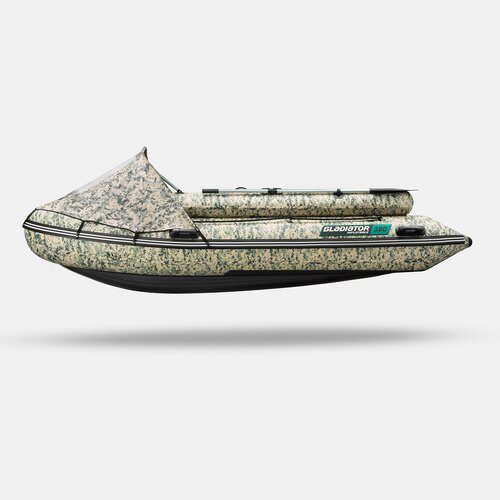 Надувная лодка GLADIATOR E380X PRO цифровой камуфляж