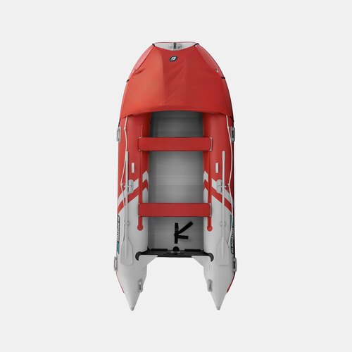 Надувная лодка GLADIATOR C400AL красно-белый