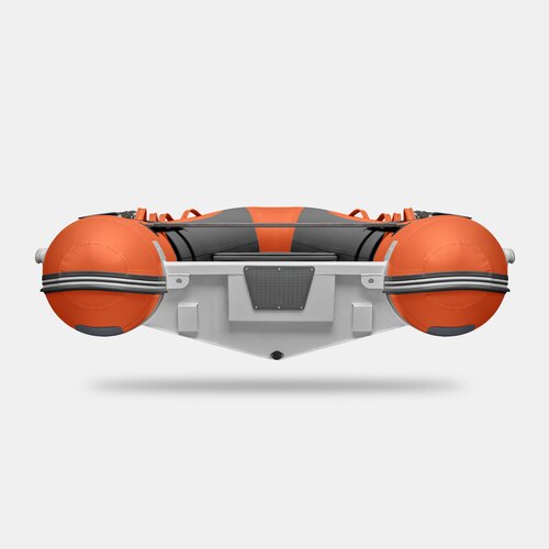 Надувная лодка RIB GLADIATOR AL 380 оранжево-темносерый (СПб)