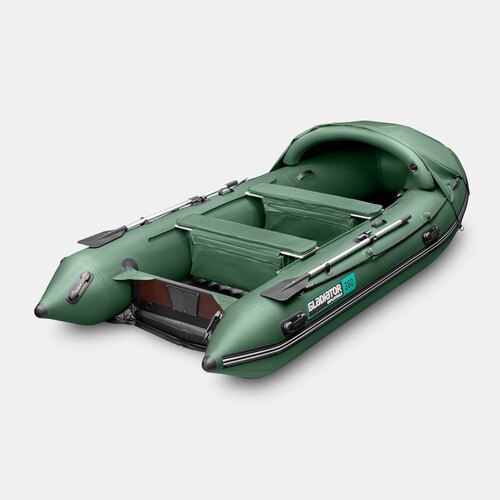 Надувная лодка GLADIATOR E380PRO зеленый