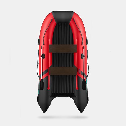 Надувная лодка GLADIATOR E380S красно-чёрный