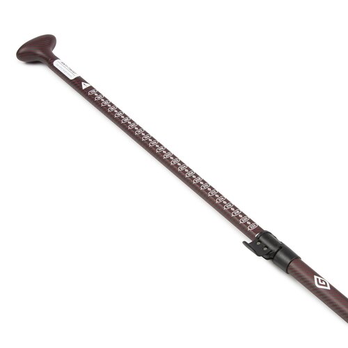 SUP весло Gladiator Race Kevlar red 3-части, лопатка L